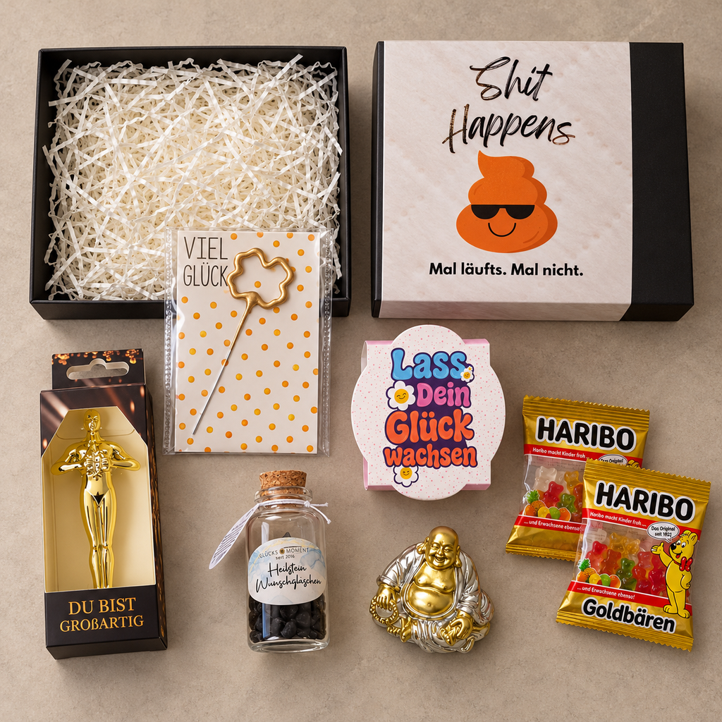 Shit Happens – die Box für alle, die eine Portion Glück gebrauchen können. 🍀😊