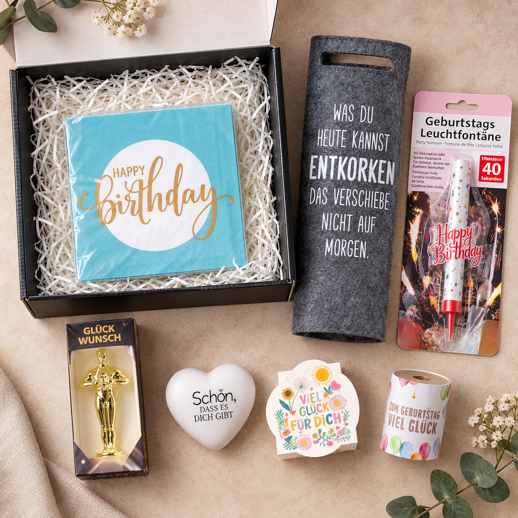 Happy Birthday – die Box für einen Geburtstag mit ganz viel Glück. 🎉🎂