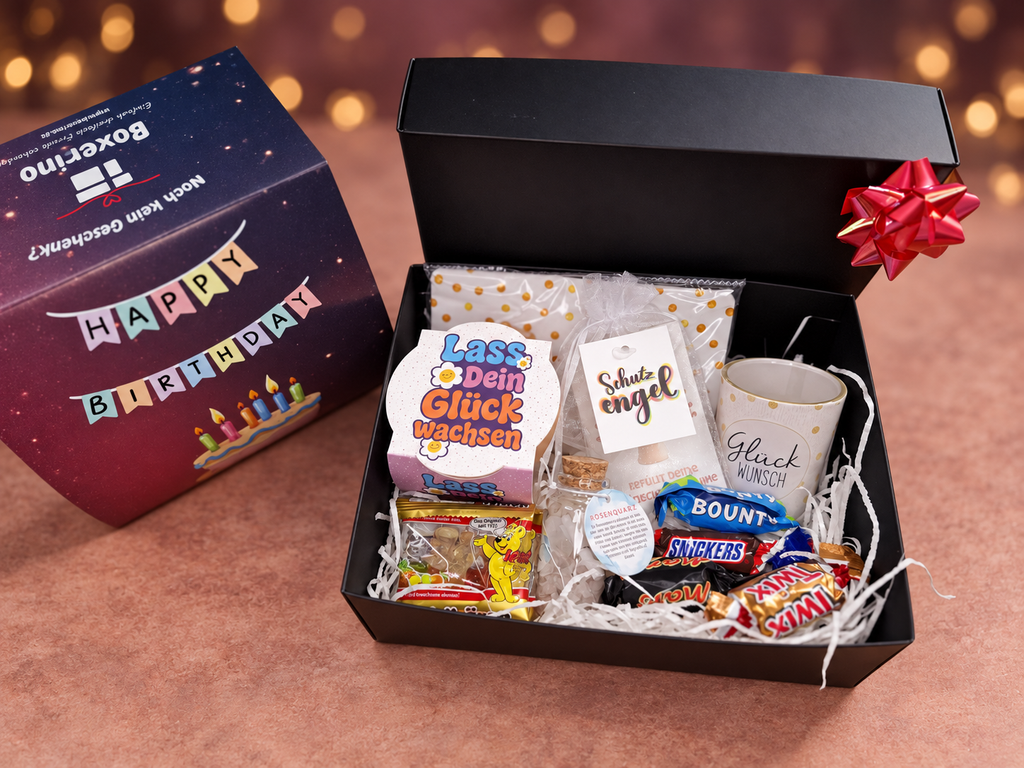 Glücksmomente zum Geburtstag – liebevoll verpackt. ✨