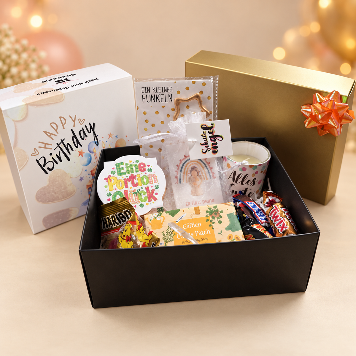 Goldene Geburtstagsmomente – die besondere Box zum Geburtstag. ✨🎂
