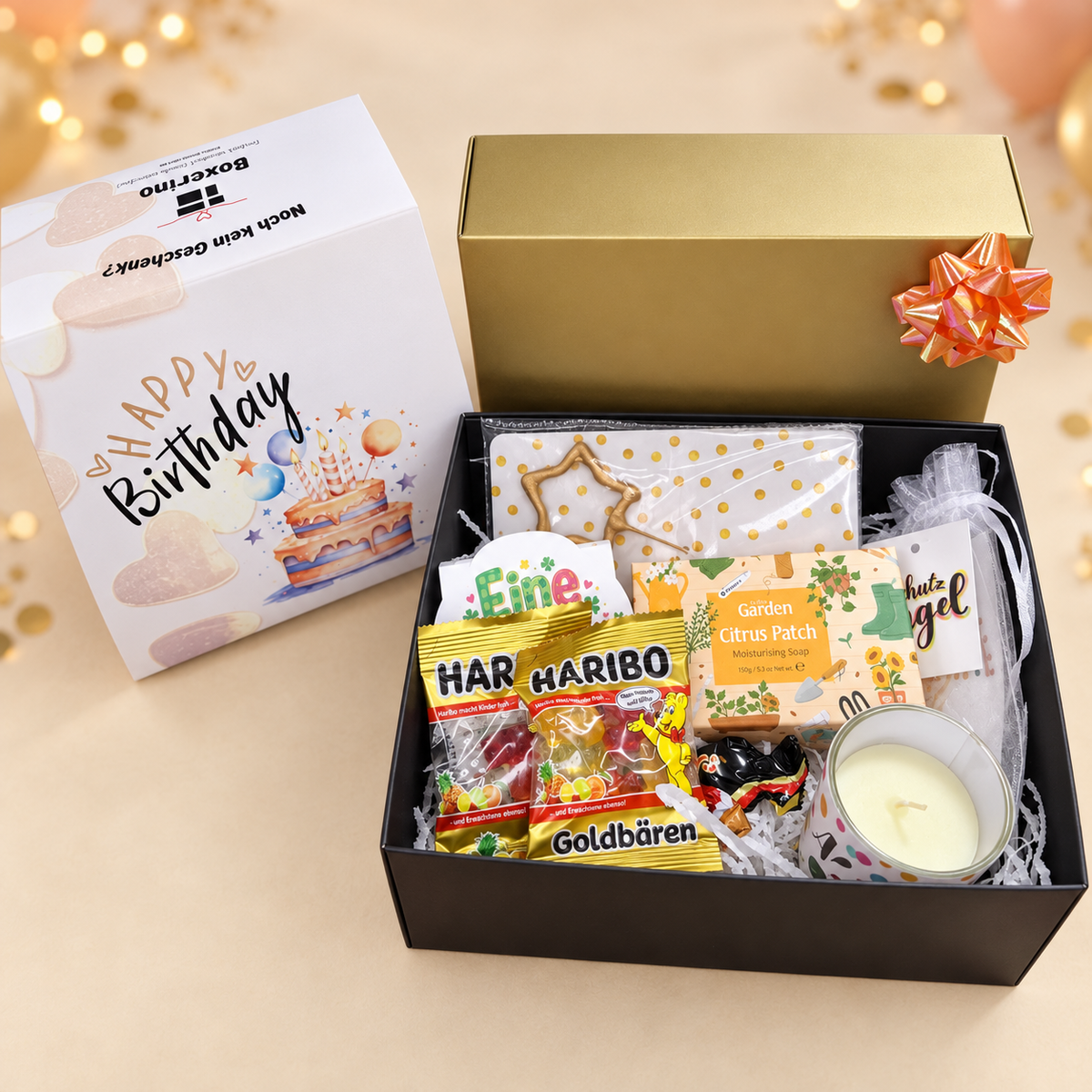 Goldene Geburtstagsmomente – die besondere Box zum Geburtstag. ✨🎂