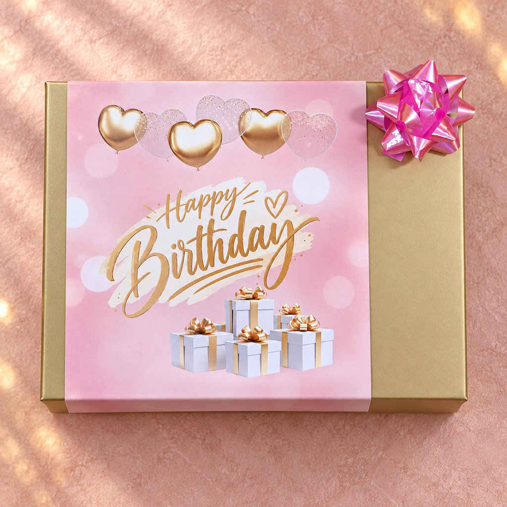 Happy Birthday, Girly – die rosa Box voller Glück und kleiner Lieblingsmomente. 💕🎂