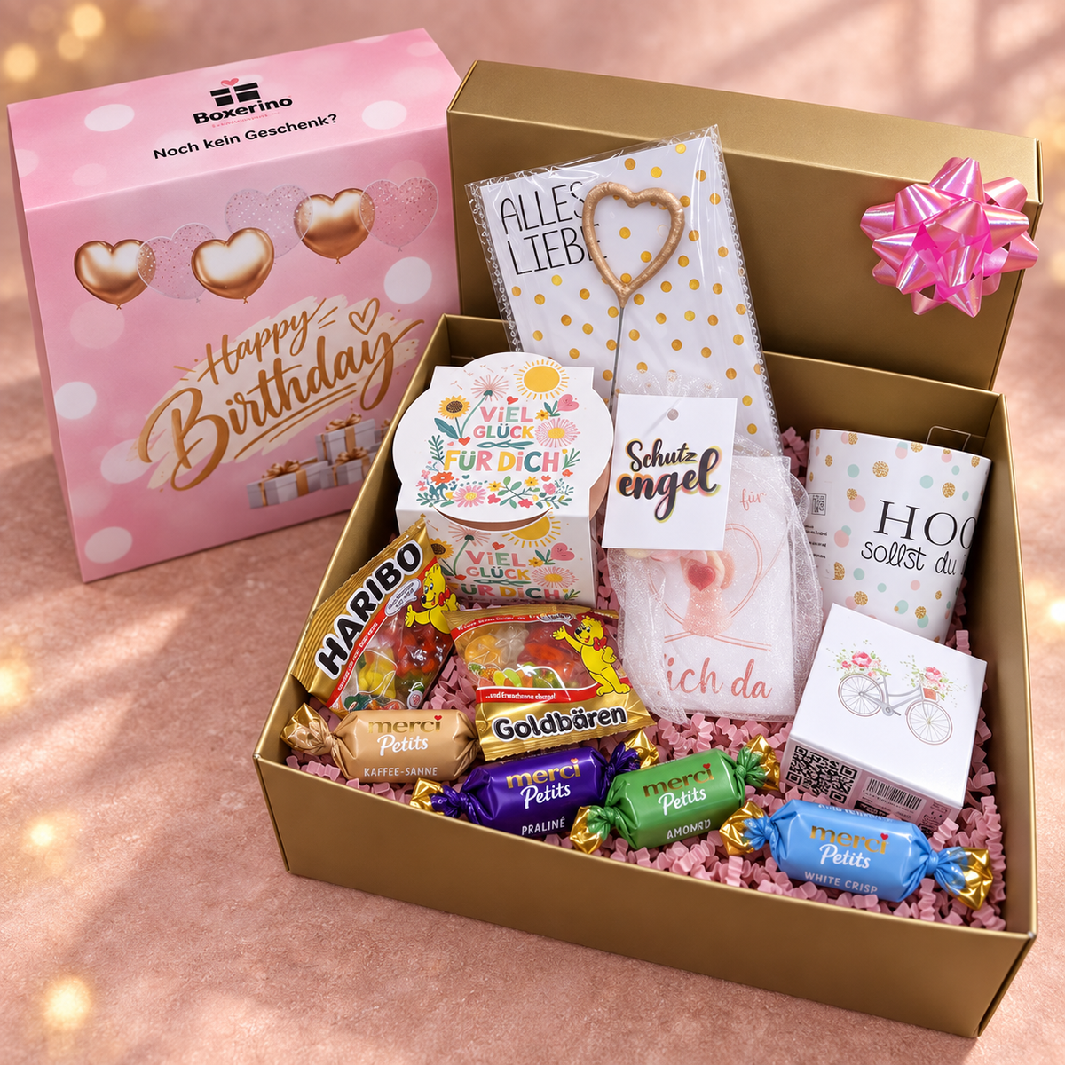 Happy Birthday, Girly – die rosa Box voller Glück und kleiner Lieblingsmomente. 💕🎂