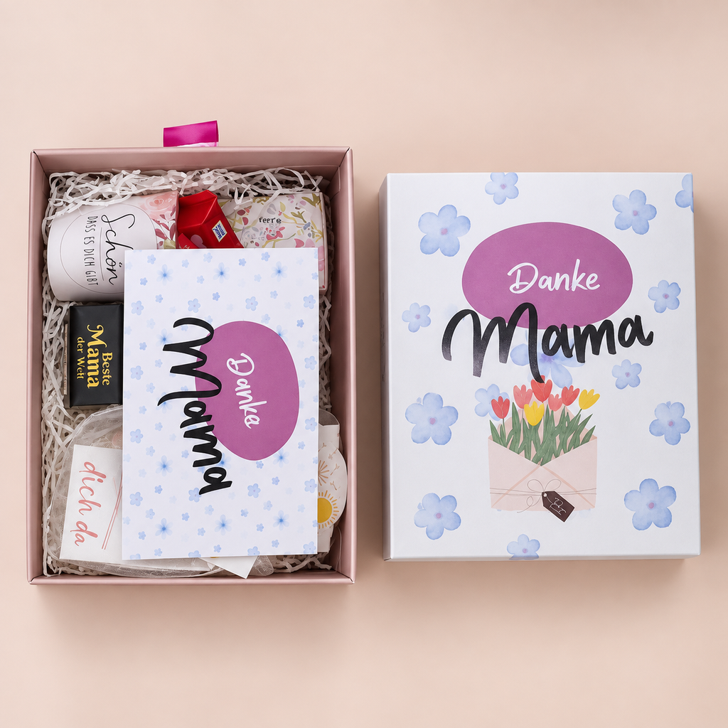 Danke Mama – eine Box für einen ganz besonderen Menschen. 💕🌷