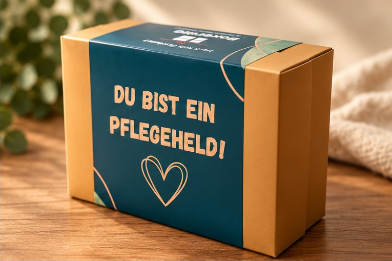 Pflegehelden-Box – ein Dankeschön für jeden Pflegeheld oder das ganze Team