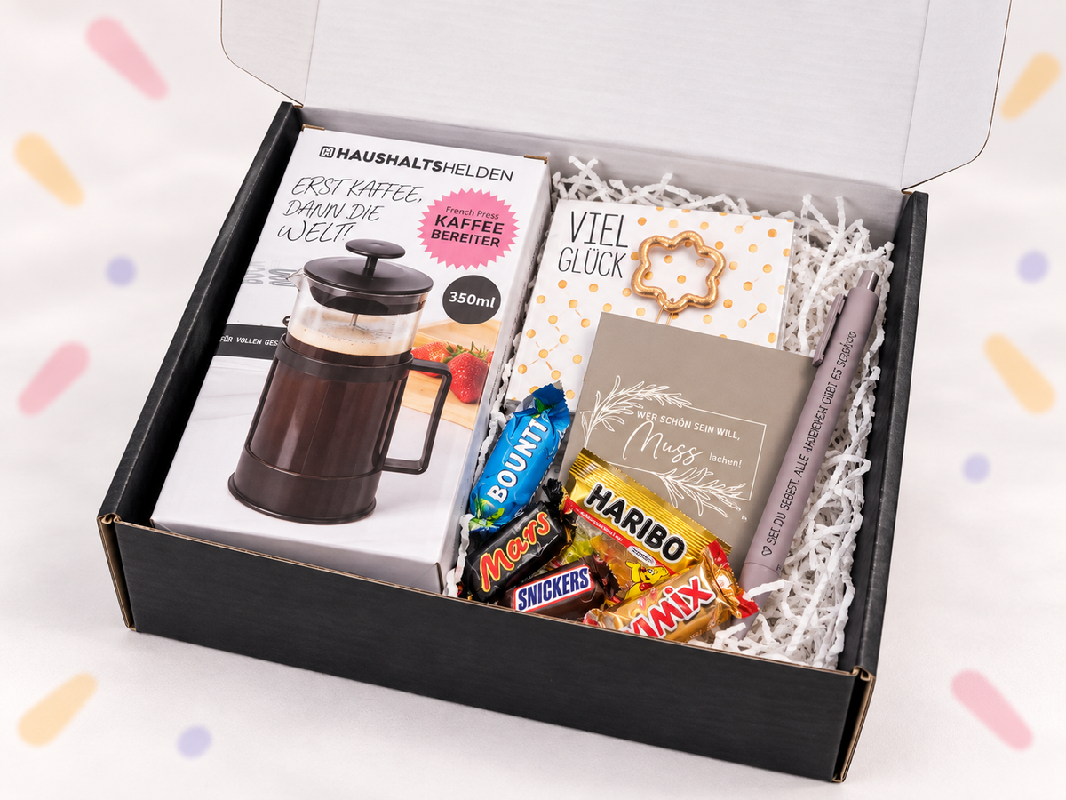 Willkommen im Team – die Box für einen richtig guten Start. ☕🤍