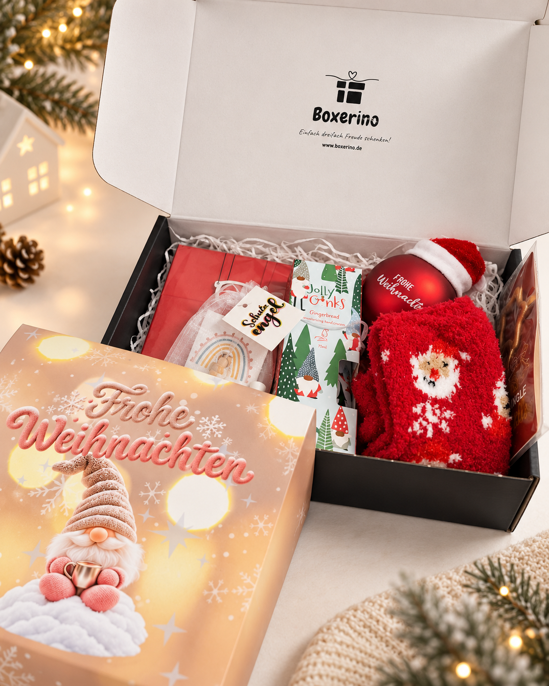 Weihnachtsbox Wichtel – die Box für zauberhafte Wohlfühlmomente an Weihnachten. 🎄✨